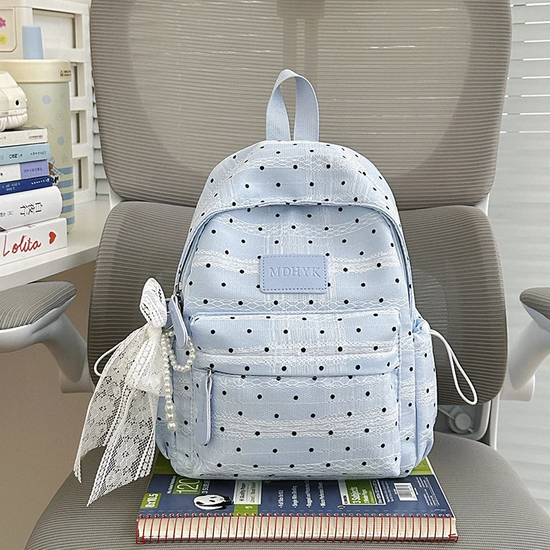 Kompakte Pünktchen Rucksack Karnz