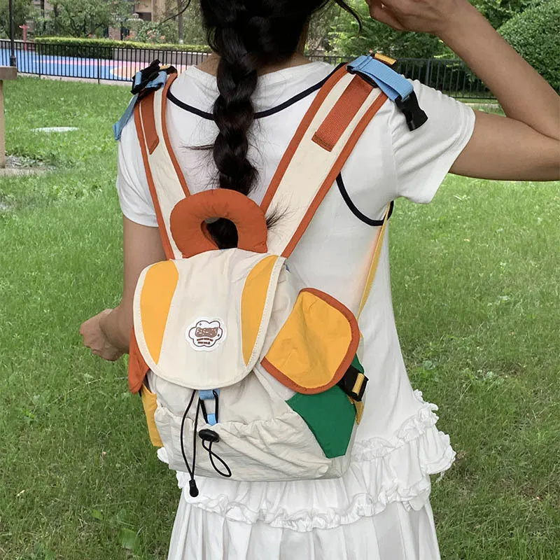 Buntes Patchwork Rucksack Karnz