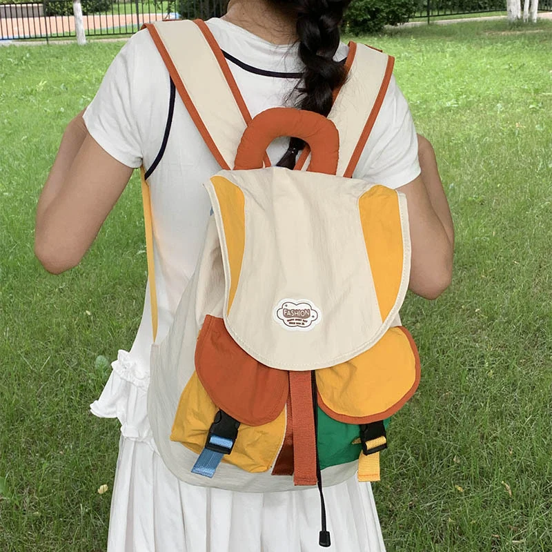 Buntes Patchwork Rucksack Karnz