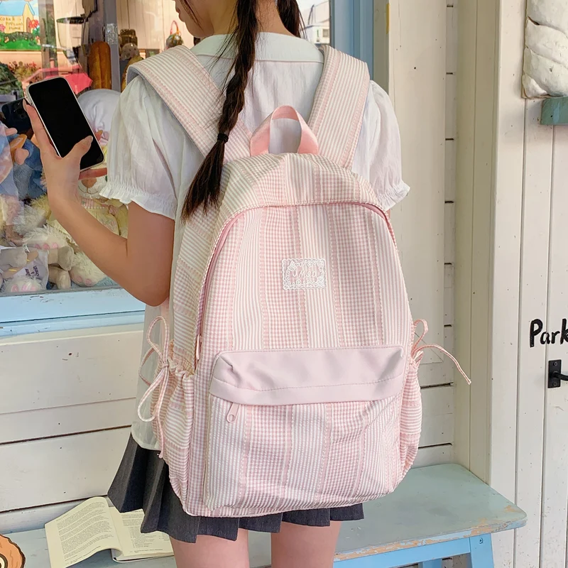Süßes Karodesign-Rucksack Karnz