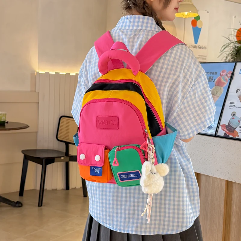 Bunte Multi-Fach Freizeit-Rucksack Karnz