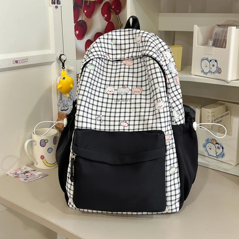 Süßer Charakterdruck Pink Rucksack Karnz