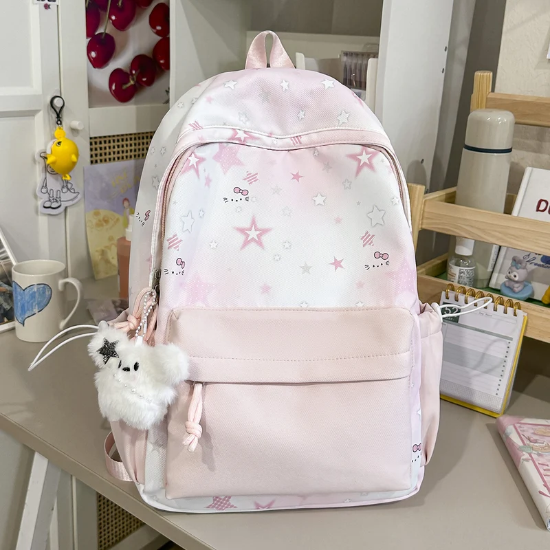 Süßer Charakter-Print Rucksack Karnz
