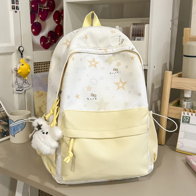 Süßer Charakter-Print Rucksack Karnz