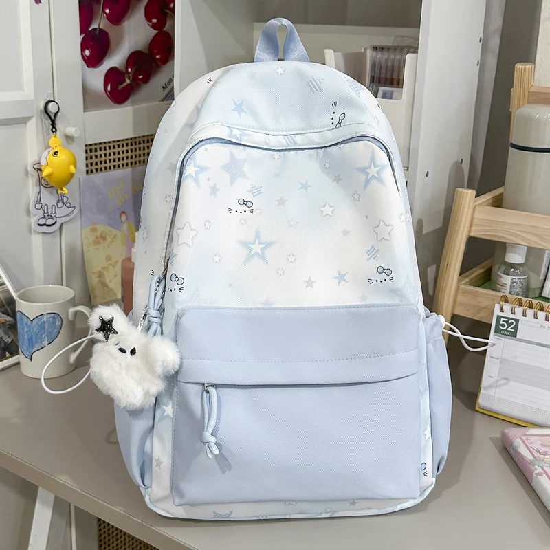 Süßer Charakter-Print Rucksack Karnz