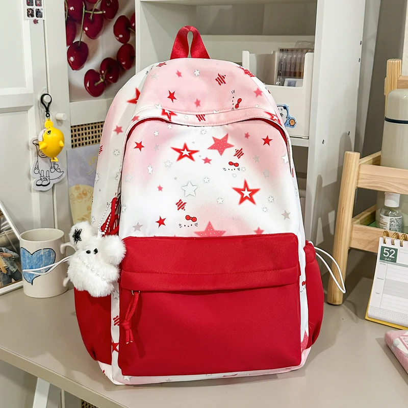 Süßer Charakter-Print Rucksack Karnz