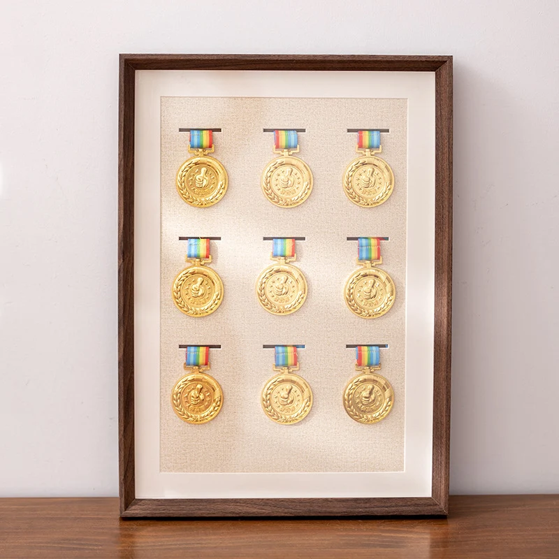 Dekorative Medaille Display Schatten Box Rahmen für Zuhause