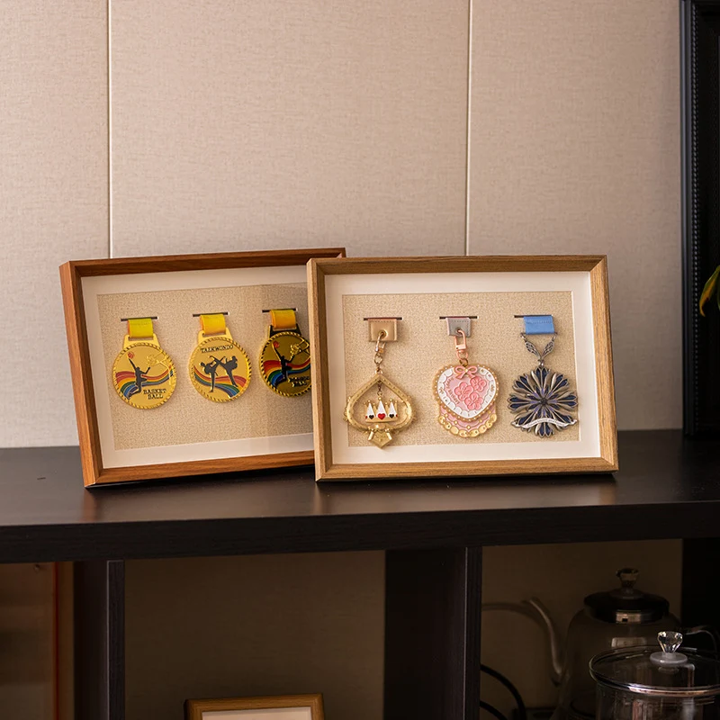 Dekorative Medaille Display Schatten Box Rahmen für Zuhause
