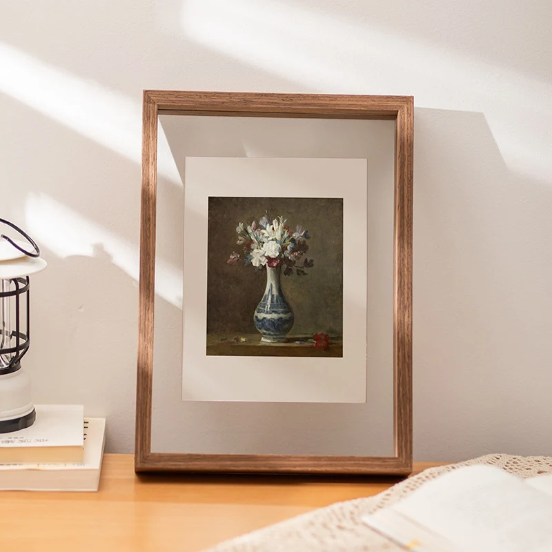 Botanische Illustrationswandkunstrahmen