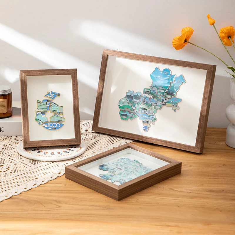 Künstlerisches Puzzle Wandkunst