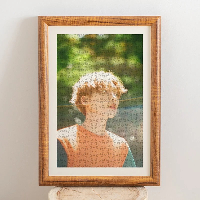 Künstlerischer Puzzlerahmen
