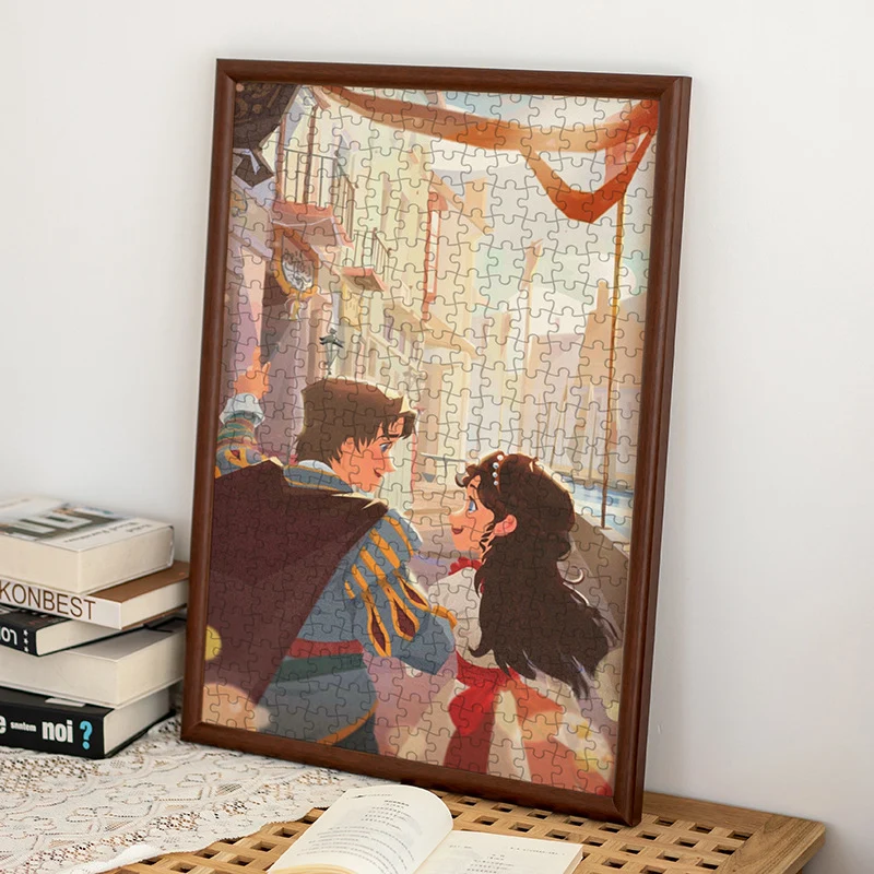 Künstlerischer Puzzlerahmen
