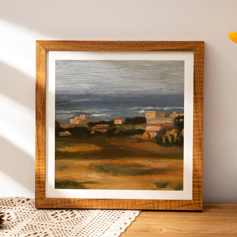 Künstlerisch gerahmte Wandkunst