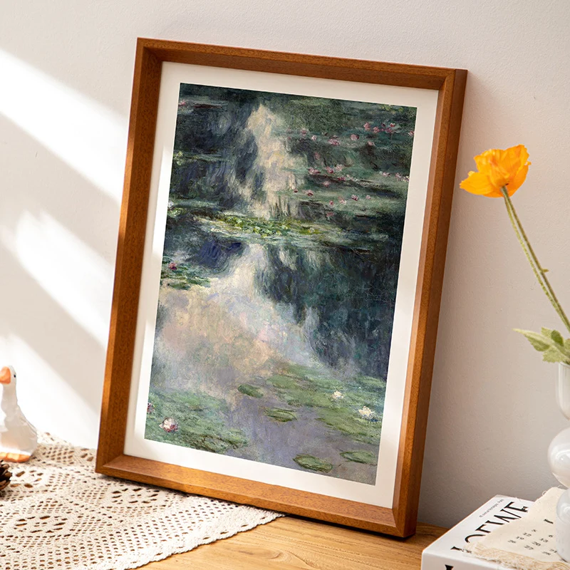 Künstlerisch gerahmte Wandkunst