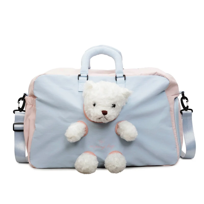 Reisetasche mit niedlichem Plüschbär Skanto