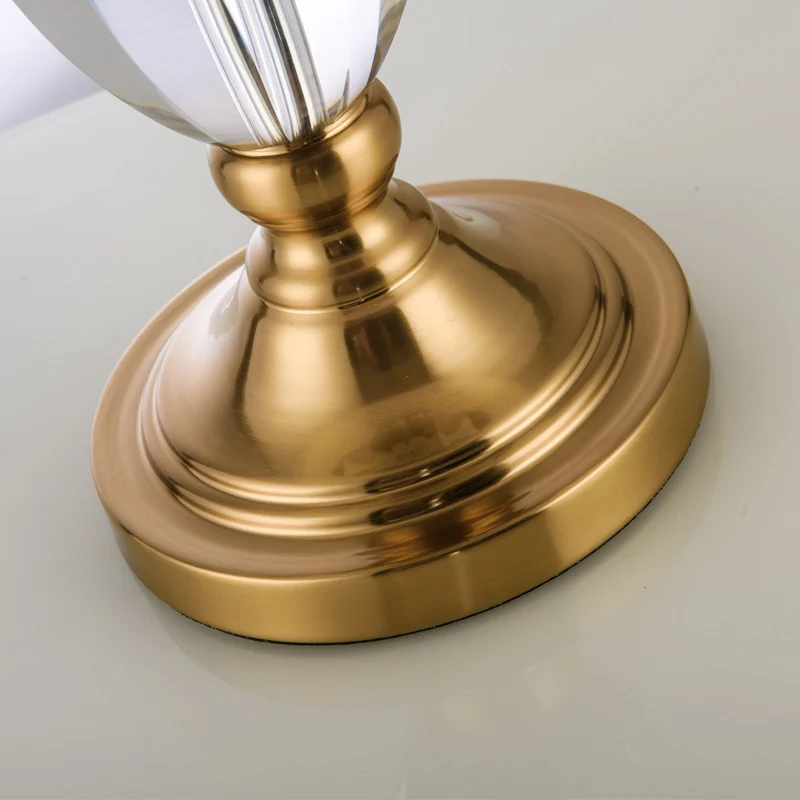 Elegante Kristallglas Tischlampe