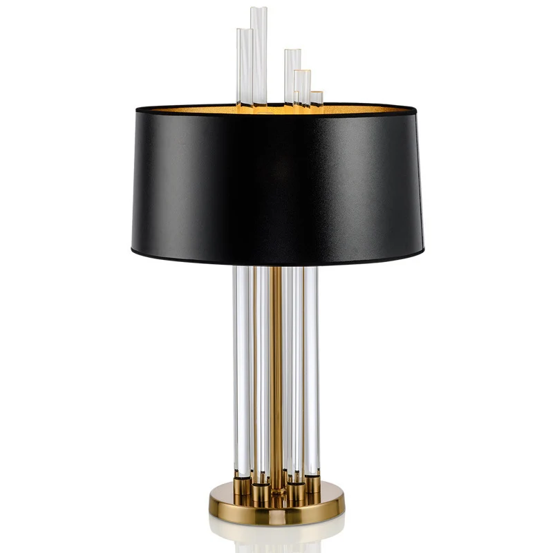 Elegante Kristallglas Tischlampe