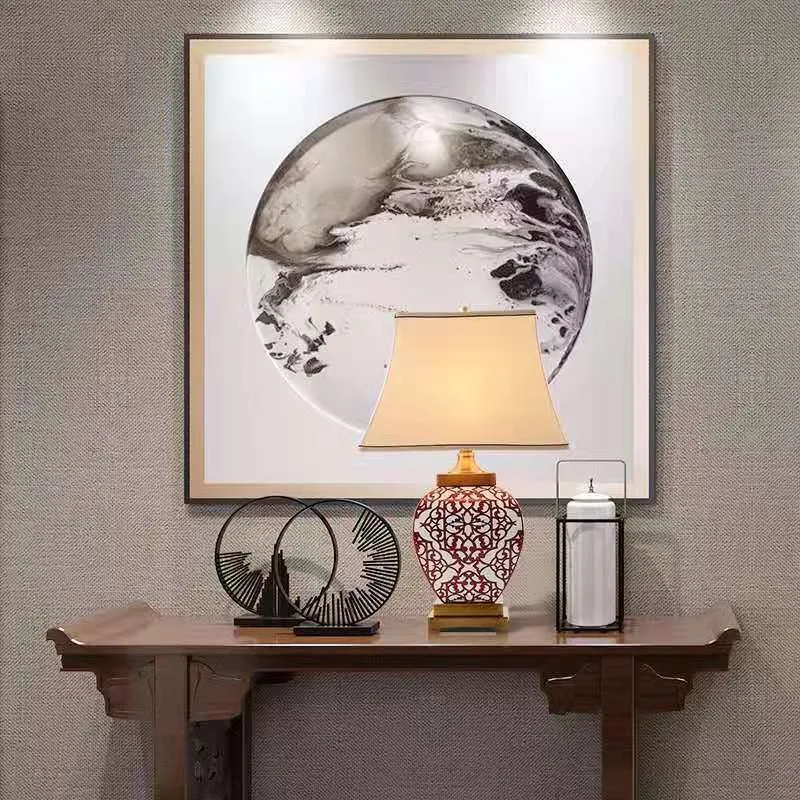 Dekorative Keramik Tischlampe