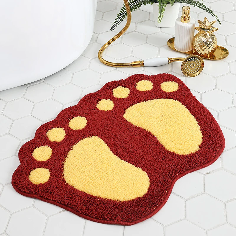 Fun Footprint Badmatte für das Badezimmer