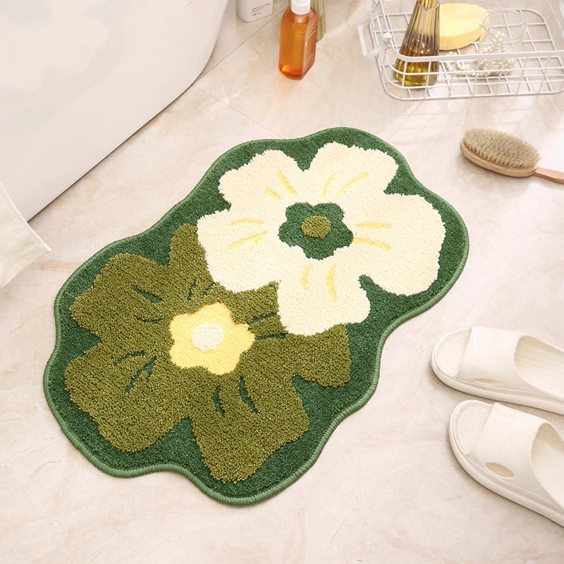 Blumenförmige Badematte für das Badezimmer
