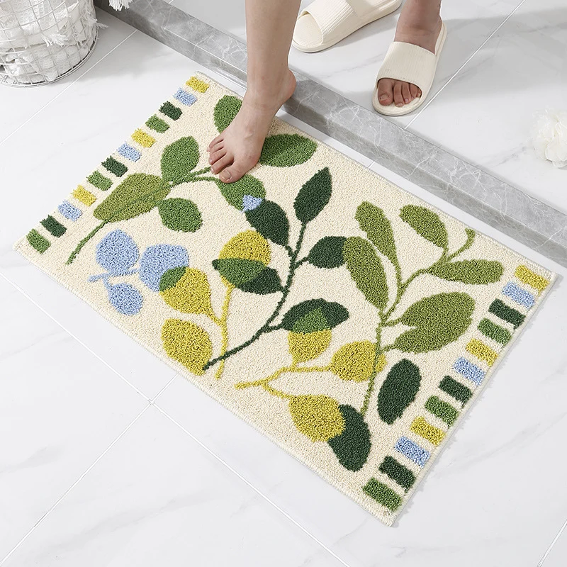 Blumenmuster-Bade matt für Badezimmer