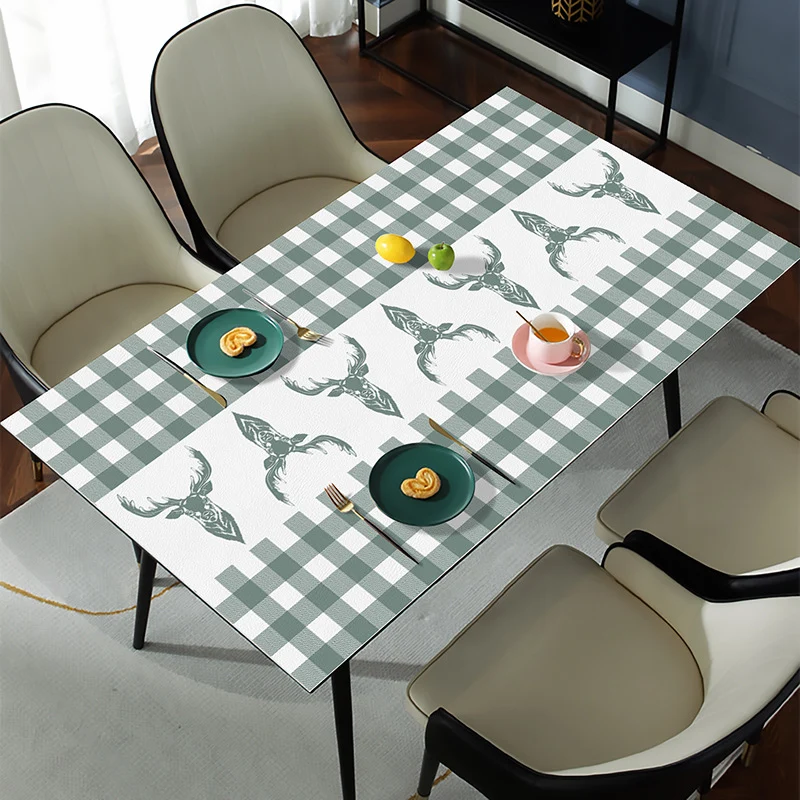 Eleganter Marmor Design Tischläufer für das Esszimmer