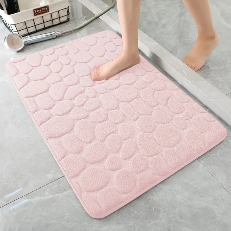 Plüsch tropisches Blatt Badmatte für Badezimmer