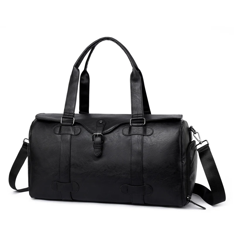 Elegante Reisetasche aus echtem Leder mit vielseitigen Trageoptionen Skanto