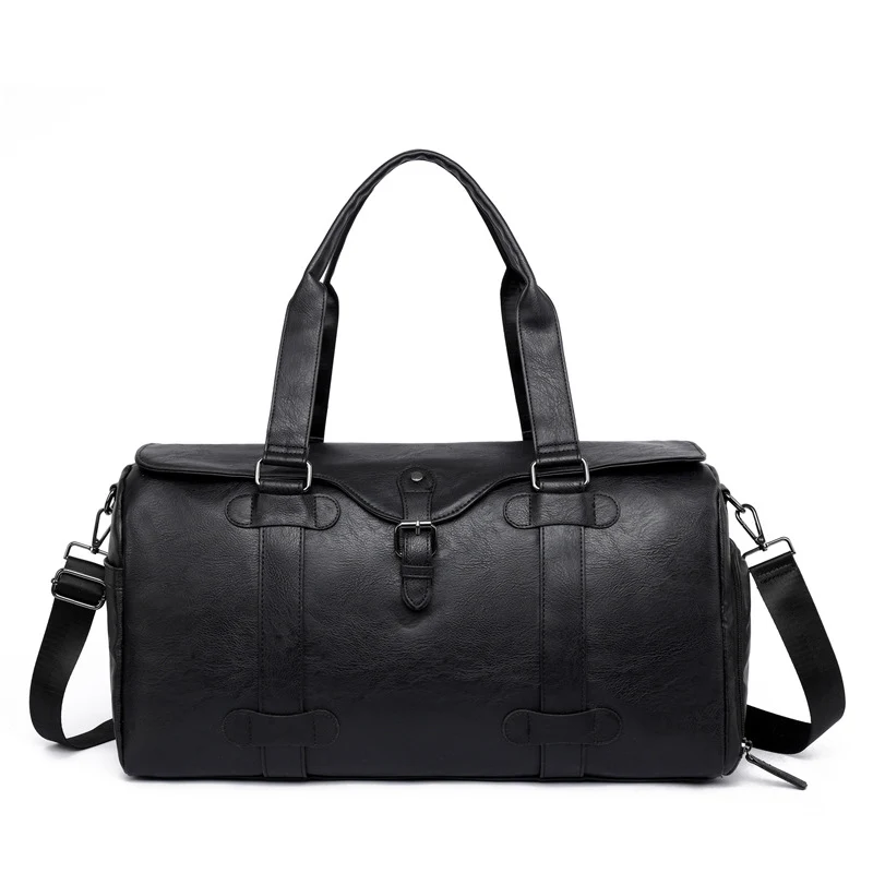 Elegante Reisetasche aus echtem Leder mit vielseitigen Trageoptionen Skanto