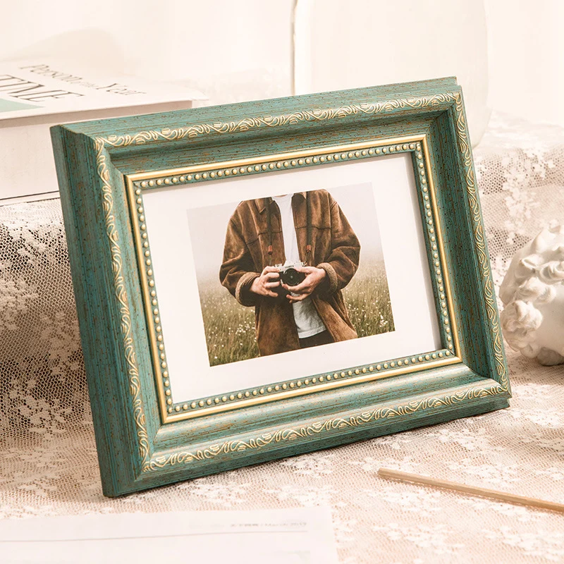 Vintage-inspirierter kunstvoller photo rahmen
