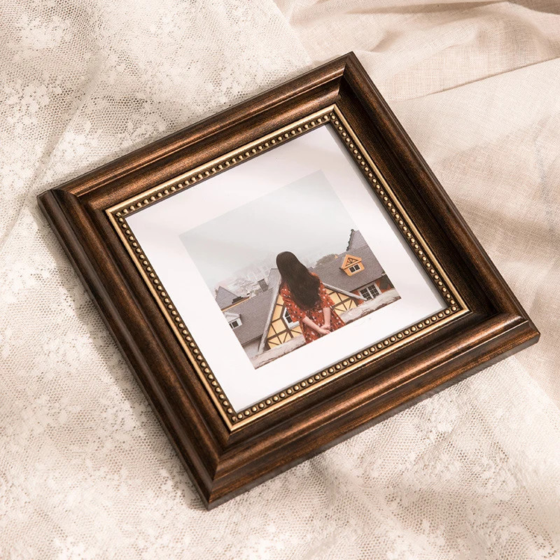 Vintage-inspirierter kunstvoller photo rahmen