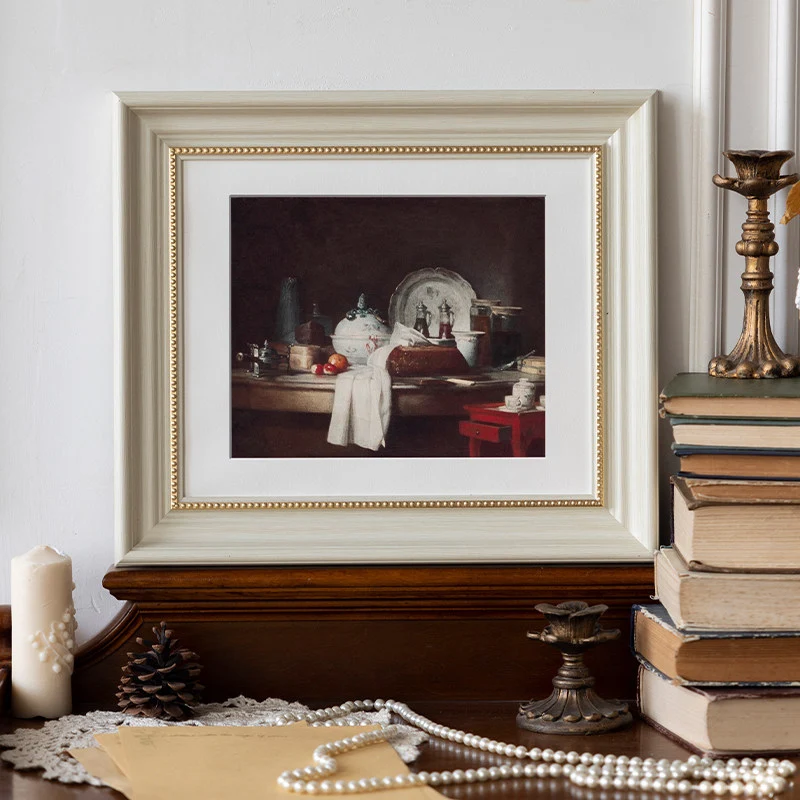 Verschnörkelter Vintage-inspirierter dekorativer Bilderrahmen für Zuhause
