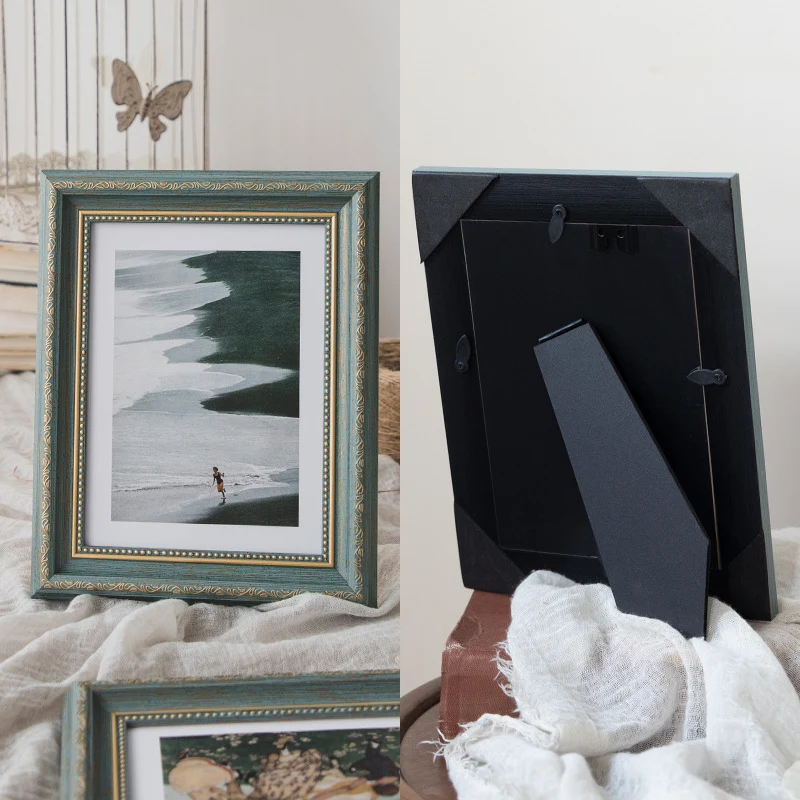 Dekorativer Vintage Vogel Kunstrahmen