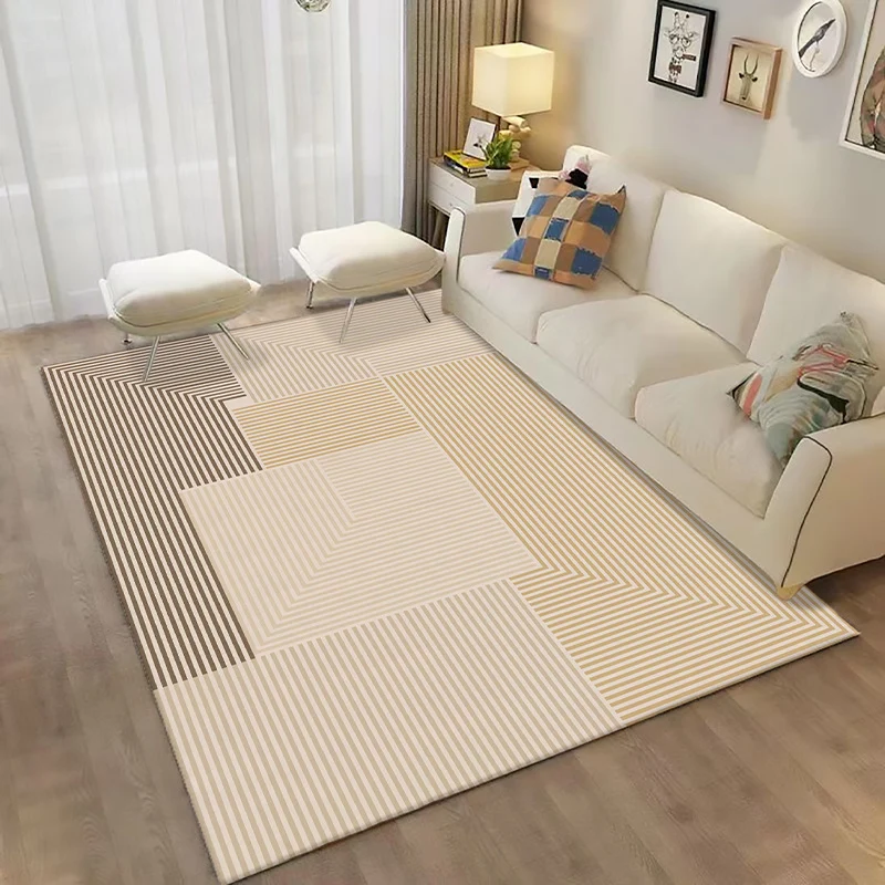 Moderner geometrischer Teppich für Zuhause