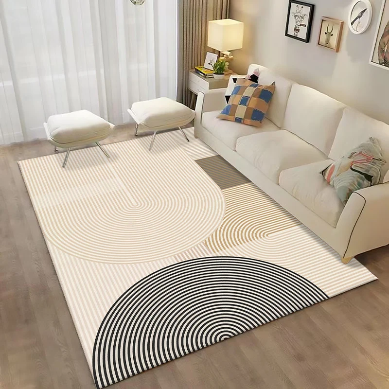 Moderner geometrischer Teppich für Zuhause