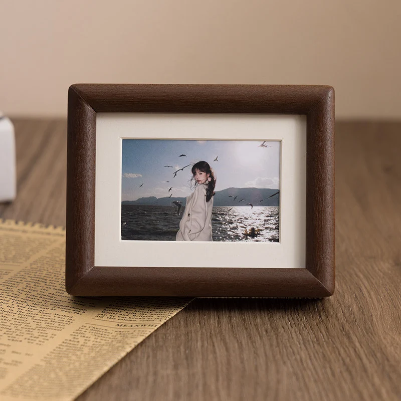Premium Holzfoto-Rahmen für die Wohnkultur