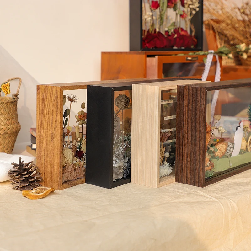 Floral Shadow Box Kunstdisplay für Zuhause