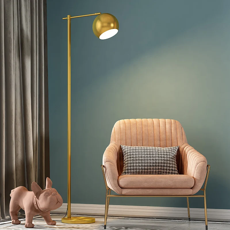 Verstellbare Metall-Stehlampe