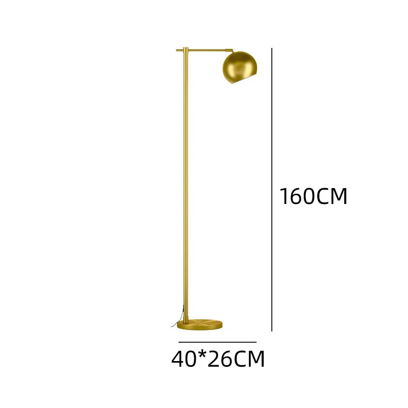 Verstellbare Metall-Stehlampe