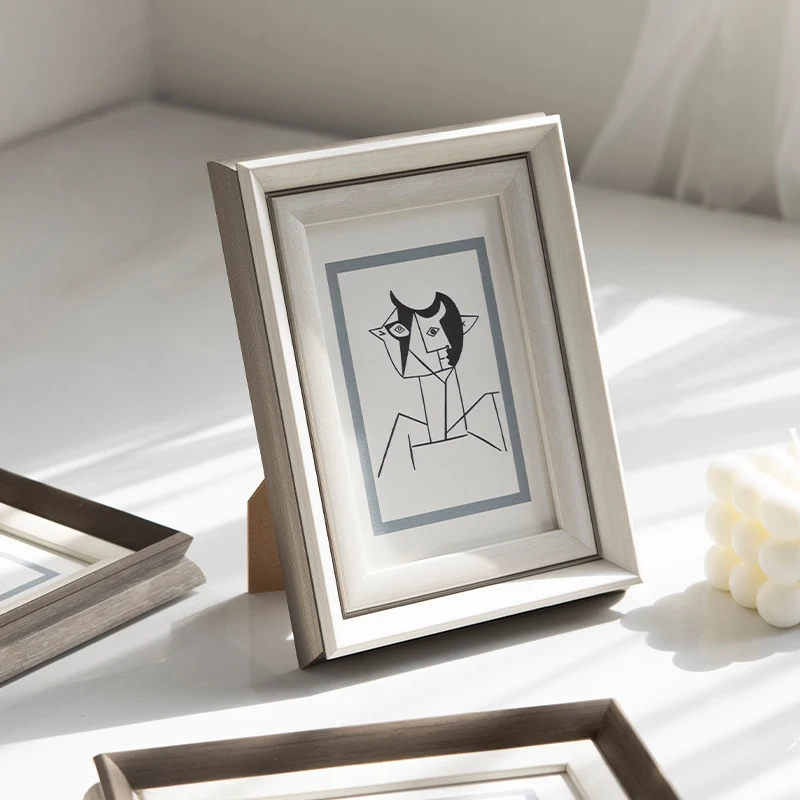 Künstlerischer gerahmter Linienz drawing Bilderrahmen