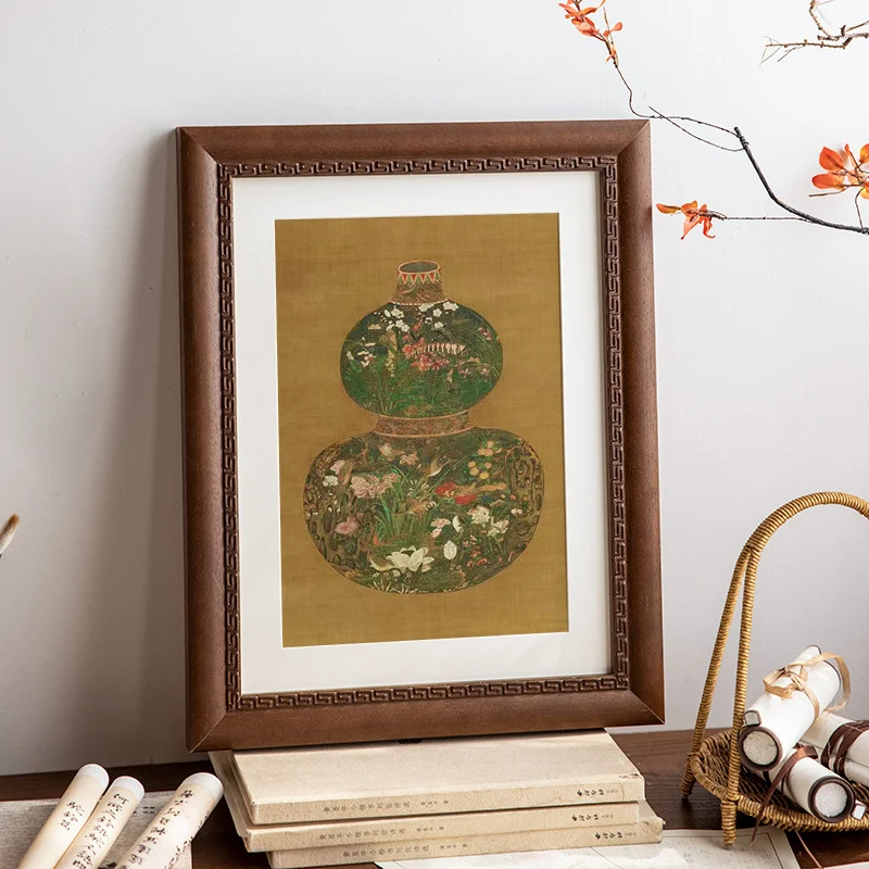 Elegante gerahmte botanische Kunstdruck