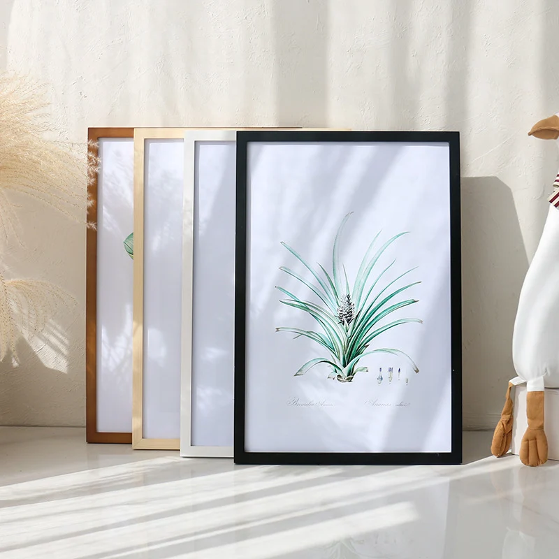 Elegante gerahmte botanische Kunstanzeige