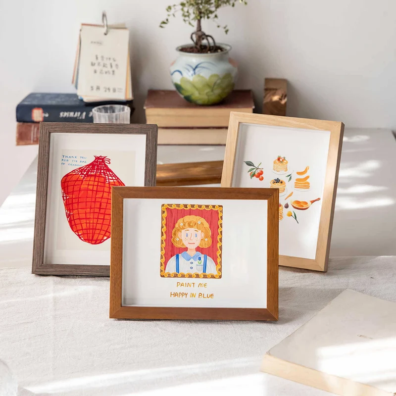 Eleganter gerahmter Kunstdruck
