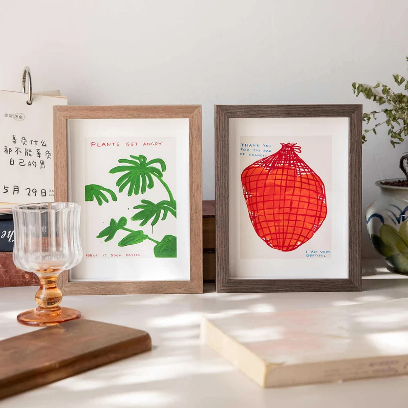 Eleganter gerahmter Kunstdruck