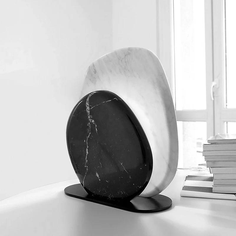 Abstract Marmor Dekorative Tischlampe
