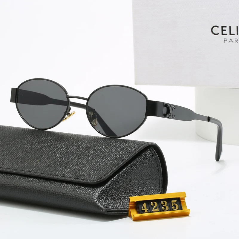 Exklusive ovale Designer-Sonnenbrille für Damen Skanto