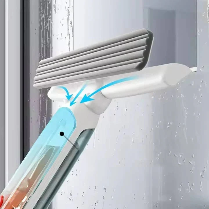 Skanto | Teleskop-Fensterreiniger mit langem Stiel