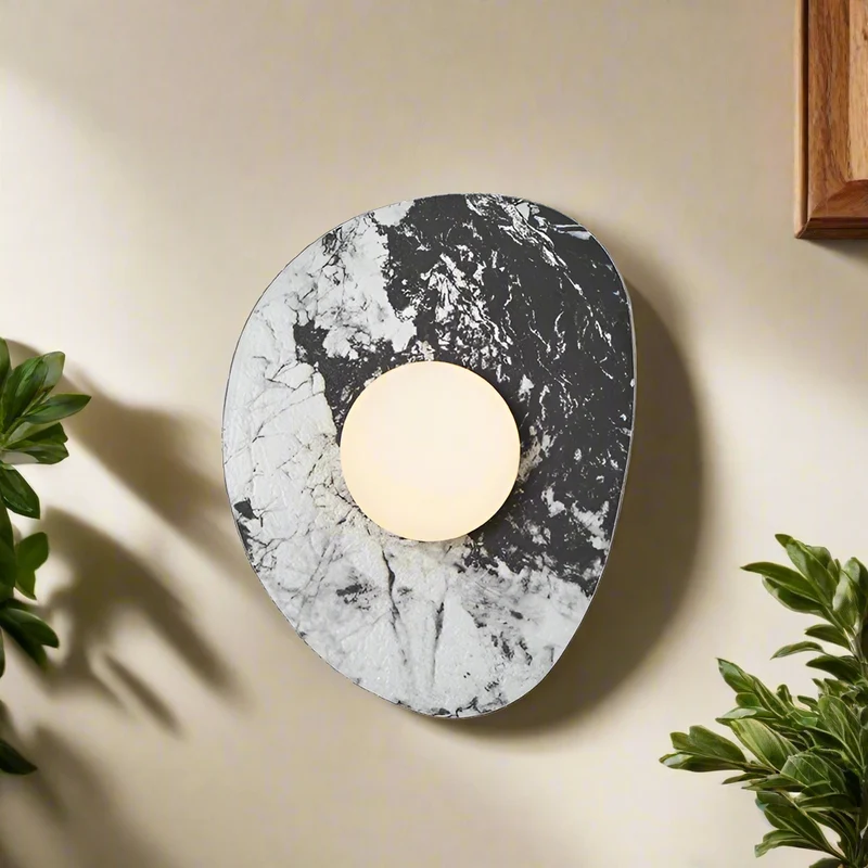 Skanto | Moderne Marmor-Wandleuchte im skandinavischen Design