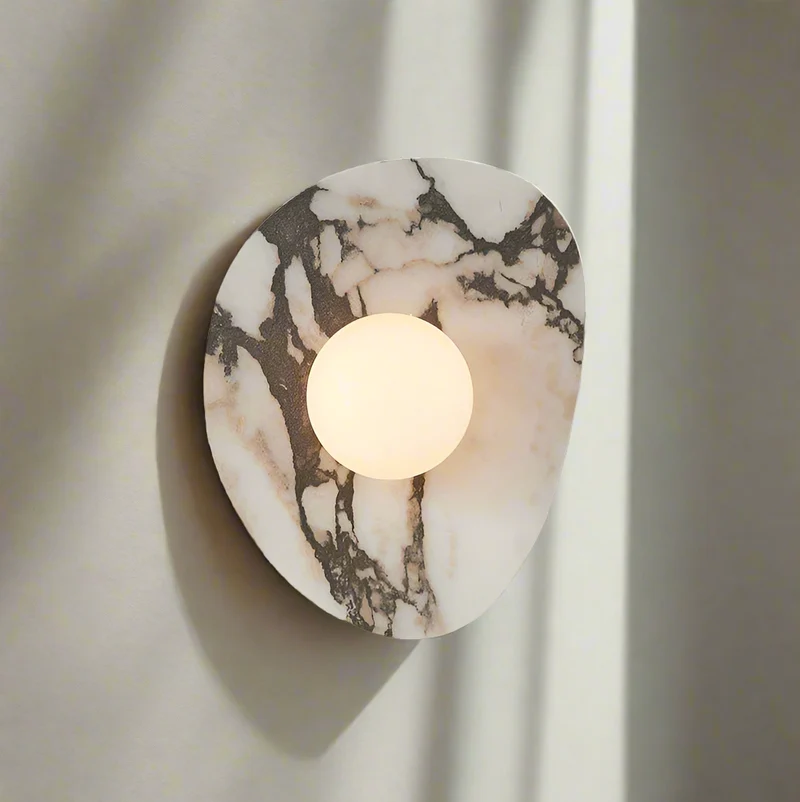 Skanto | Moderne Marmor-Wandleuchte im skandinavischen Design