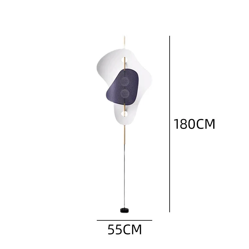 Abstract Stehlampe mit einzigartigem organischen Design